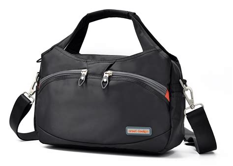 La Packmore Waterproof Nylon Crossbody Bags Multi Pocket Shoulder Bag