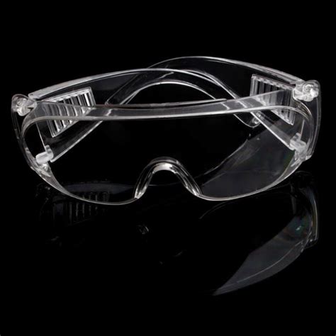 Safety Glasses Over Eyeglasses Wrap Around Crystal Clear Eye Protection