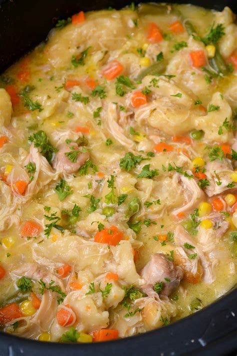 Crock Pot Chicken And Dumplings Page 2 Mamamia Recipes