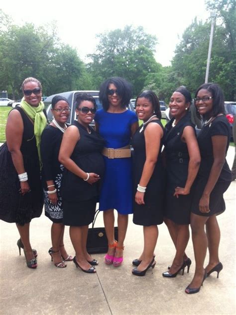 My Sorority Sisters Supporting Me At My Fathers Homegoing Service