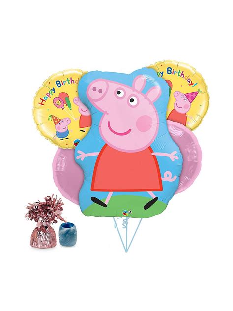Peppa Pig Balloon Kit Each Pig Balloon Peppa Pig Birthday Party