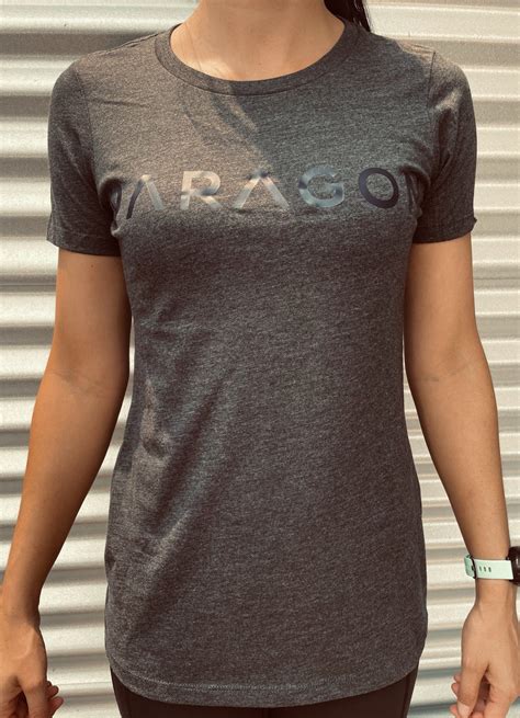 Womens Paragon Staple T Shirt Charcoal Paragon Performance