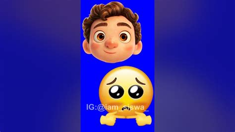 I Turned Luca Pixars Into Emoji 🥺 Omg Looks So Cute Siswa Youtube