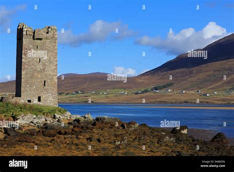 Kildownet Castle On Achill Island County Mayo Connaught Connacht
