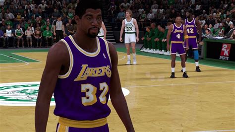 Nba 2k19 Classic Teams Los Angeles Lakers Vs Boston Celtics 85 87