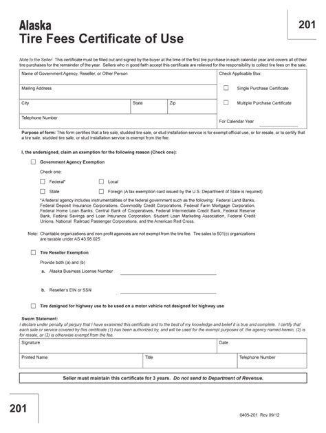 Alaska Fees Certificate Form Fill Online Printable Fillable Blank