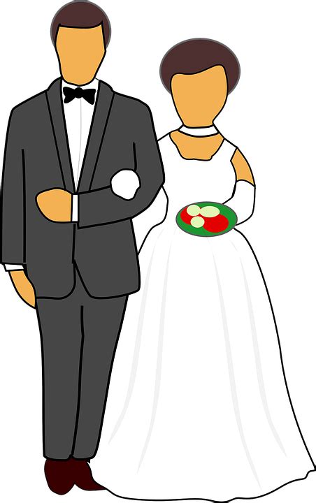 Married Couple Wedding · Free Vector Graphic On Pixabay