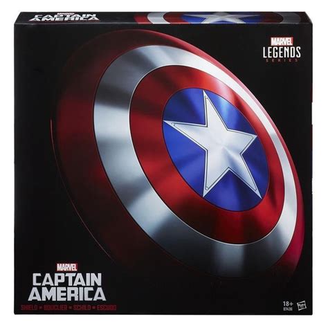 Marvel Legends Captain America Full Size 24 Inch Shield Replica New In