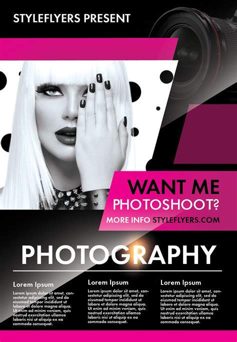 Photography Psd Flyer Template 15741 Psd Flyer Templates Flyer