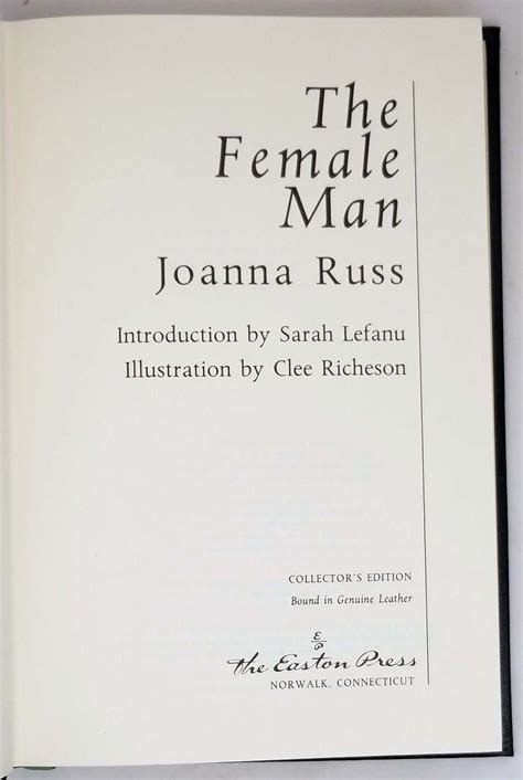 the female man joanna russ 1994 easton press rare first edition books golden age