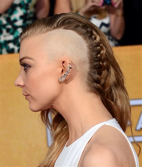 Sag Awards 2014 Natalie Dormer Debuts Half Shaved Head In Major Leap