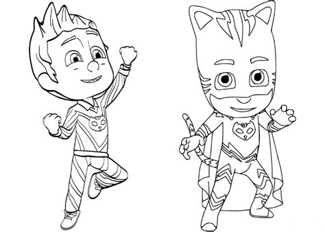 20 Desenhos Do Pj Masks Para Colorir E Imprimir Online Cursos Gratuitos