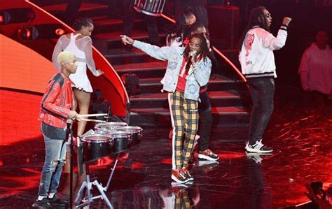 N E R D And Migos Perform At Nba All Star Halftime Show