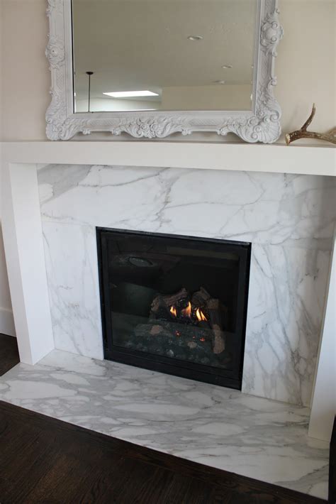 White Carrara Marble Fireplace Surround Fireplace Guide By Linda