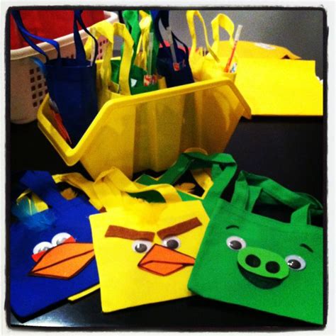 Angry Birds Party Favor Baggies I Bought The Bags The Foam The
