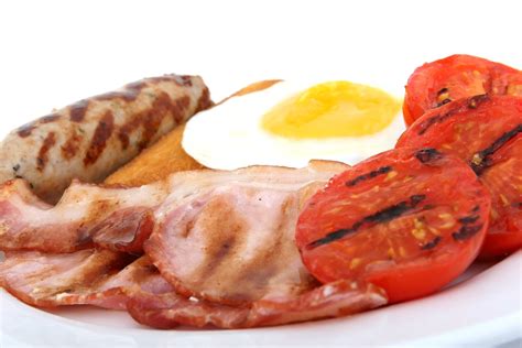 Sausage Bacon Egg Toast Food Breakfast Free Photo Download Freeimages