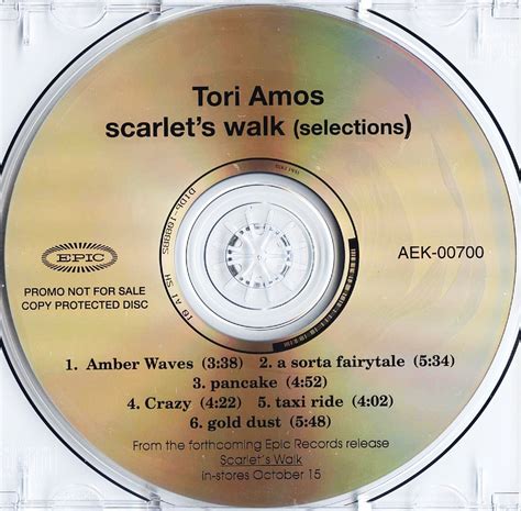 Scarlet S Walk Selections 2002 Promotional Music Album Samplers