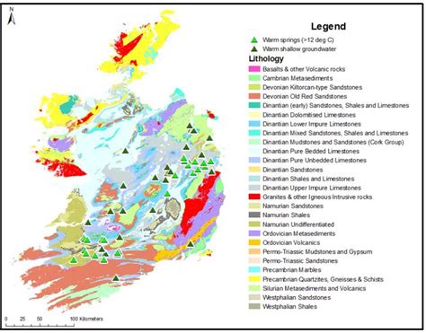 Geologic Map Of Ireland