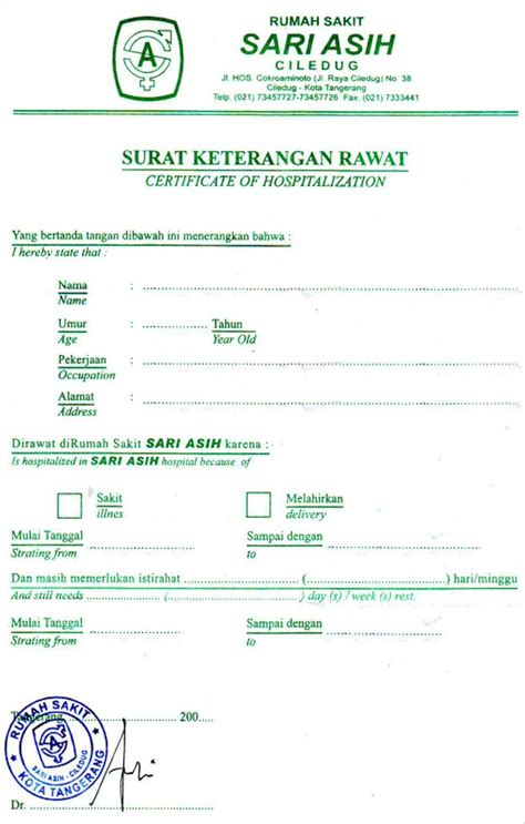 Contoh Surat Sakit Puskesmas Surat Sakit Puskesmas Pdf Kayla Asyfa