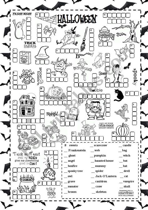 Halloween Esl Worksheet By Silvanija