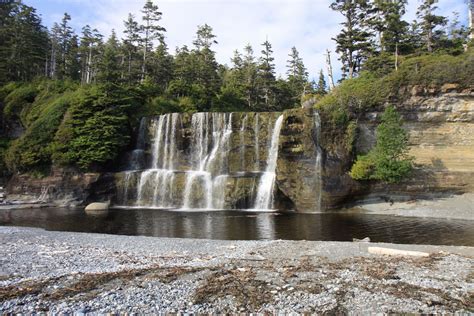 Tsusiat Falls On The West Coast Trail Vancouver Canada Image By Neil