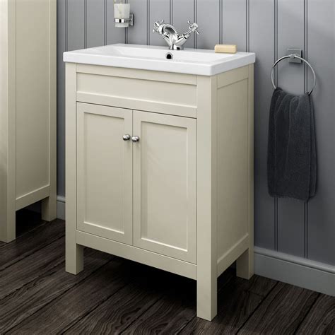 Our selection of bathroom vanity units will allow you to create your ideal bathroom, whether you're looking for something typically traditional or sleek and modern, all at fantastic prices. 600mm Traditional Cream Bathroom Furniture Storage Vanity ...