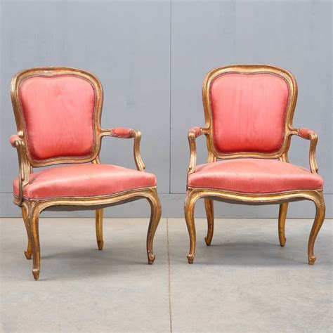 Shop with afterpay on eligible items. Pair of LOUIS XV armchairs | De Grande Antique Furniture