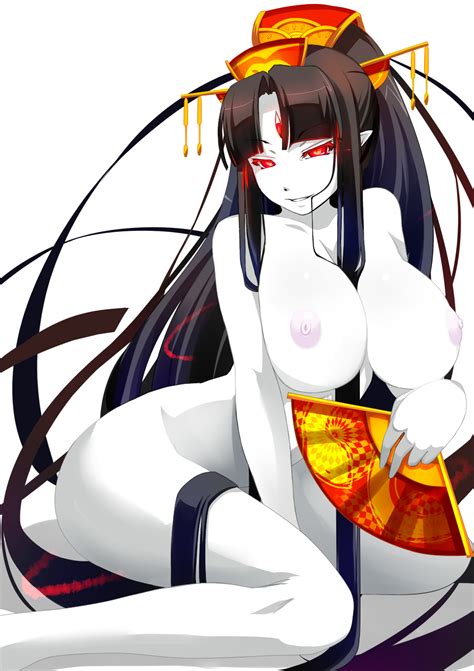 Rule 34 Absurdly Long Hair Big Breasts Black Hair Breasts Hair In Mouth Hair Ornament Kimono