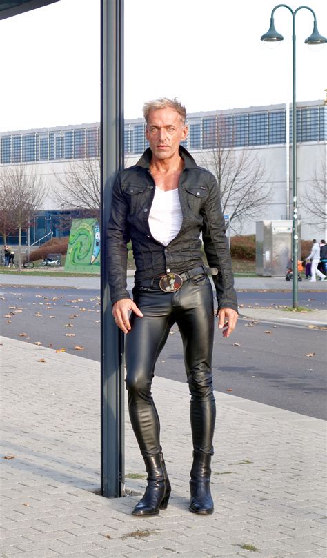 Man Wearing Leather Pants Hot Sex Picture