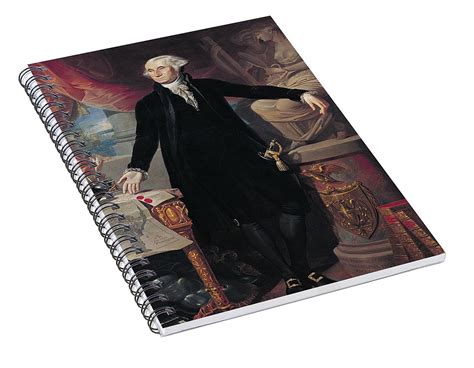 Portrait Of George Washington Spiral Notebook For Sale By Joes Perovani