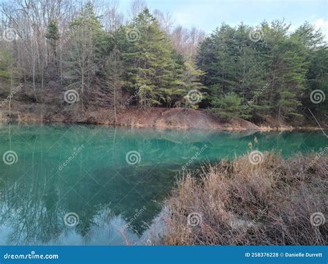 Blue Hole In Ohio Stock Photo Image Of Plant Woodland 258376228