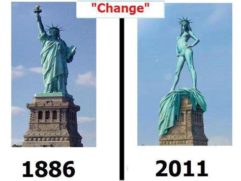 The Statue Of Liberty In 1886 And 2011 Imagesofthe2010s