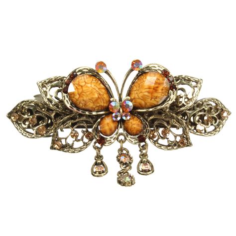 1pcs Women Retro Crystal Diamond Butterfly Flower Hairpins Hair Clip Barrette At Banggood Sold Out