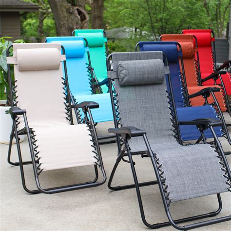 Looking for a zero gravity chair with a little more cushion? Caravan Sports Zero Gravity Lounge Chair - Outdoor Chaise ...