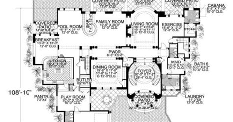 House Plan 168 00095 Luxury Plan 7893 Square Feet 5 6 Bedrooms 7