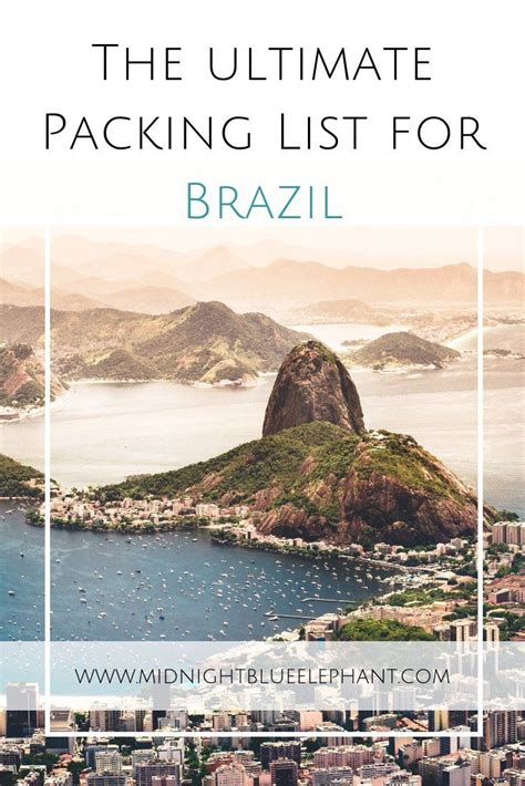 The Ultimate Packing List For Brazil With Images Packing List For