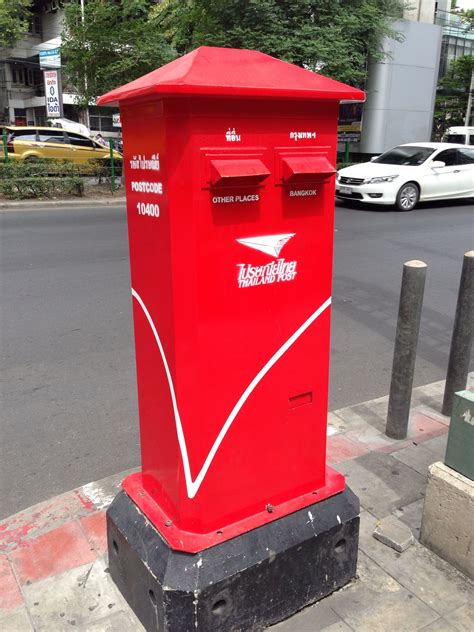 A Red Post Box From Phayathai In Bangkok This Is Used As A Standard