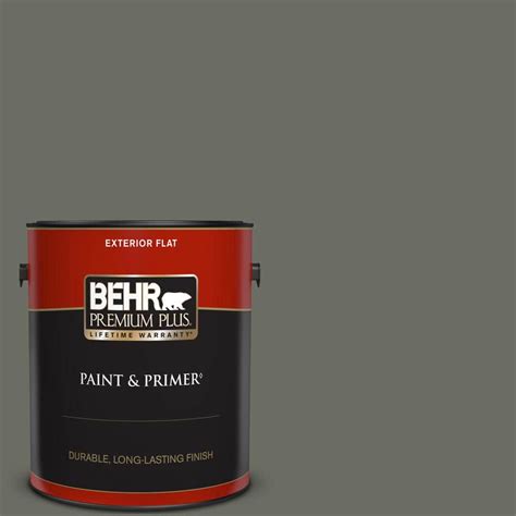 Behr Premium Plus 1 Gal N380 6 Bonsai Trunk Flat Exterior Paint