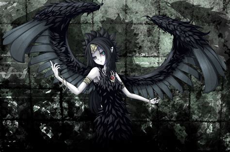 Black Angel Wings Anime