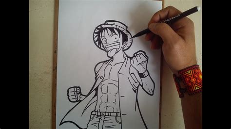 Como Dibujar A Luffy The One Piece How To Draw Luffy The One