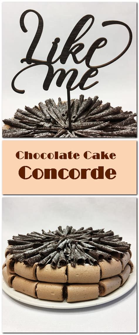 Concorde Cake Gateau Concorde Recipe Dessert Cake Recipes French