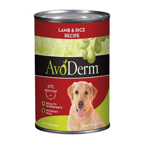 Avoderm Natural Adult Lamb Meal And Brown Rice Formula Canned Dog Food