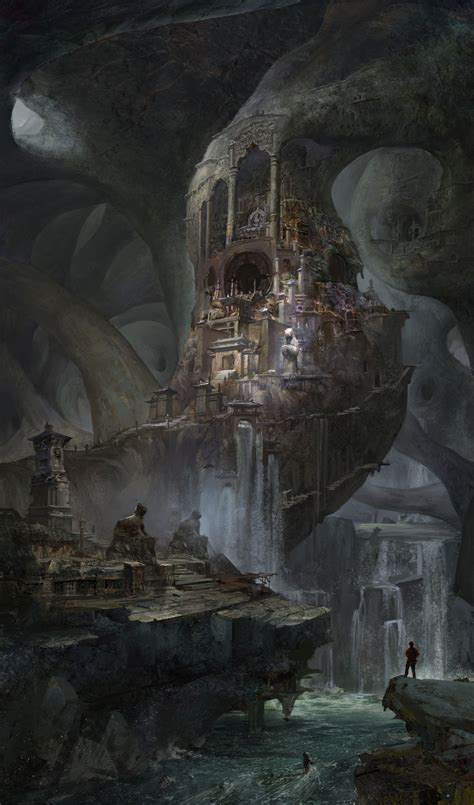 Artstation Discover The Underground City Ze Pan Fantasy Art