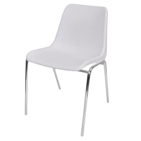 Пластиковые стулья: белые пластмассовые стулья на металлокаркасе ...