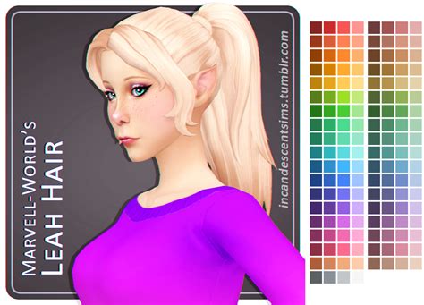 Maggies Sims 4 Gallery Marvell Worlds Leah Hair Recoloured Using
