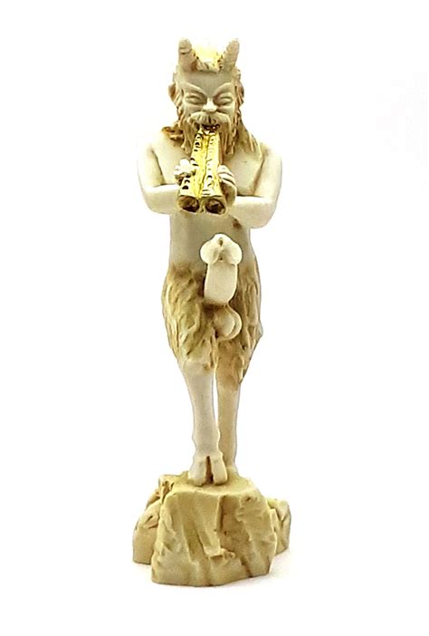 Pan Greek Nude God Of Nature Faunus Phallus Statue Sculpture Etsy