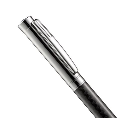 Carbon Fiber Rollerball Pen Set With Schneider Ink Refill Zenzoi