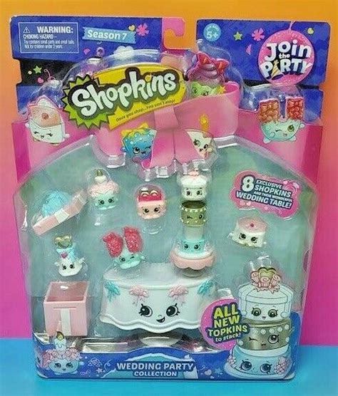 Shopkins Join The Party Wedding Party Collection Season 7 S7 With 8