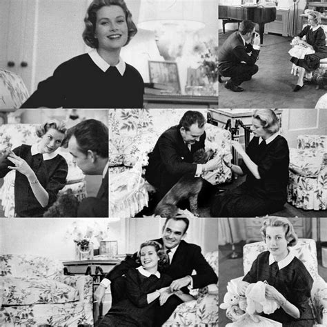 Princess rachel evans and princess nikki in pool. Collage of photos of Prince Rainier and Princess Grace in ...