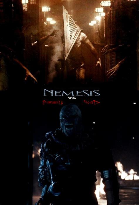 Nemesis Vs Pyramid Head Poster By Steveirwinfan96 On Deviantart